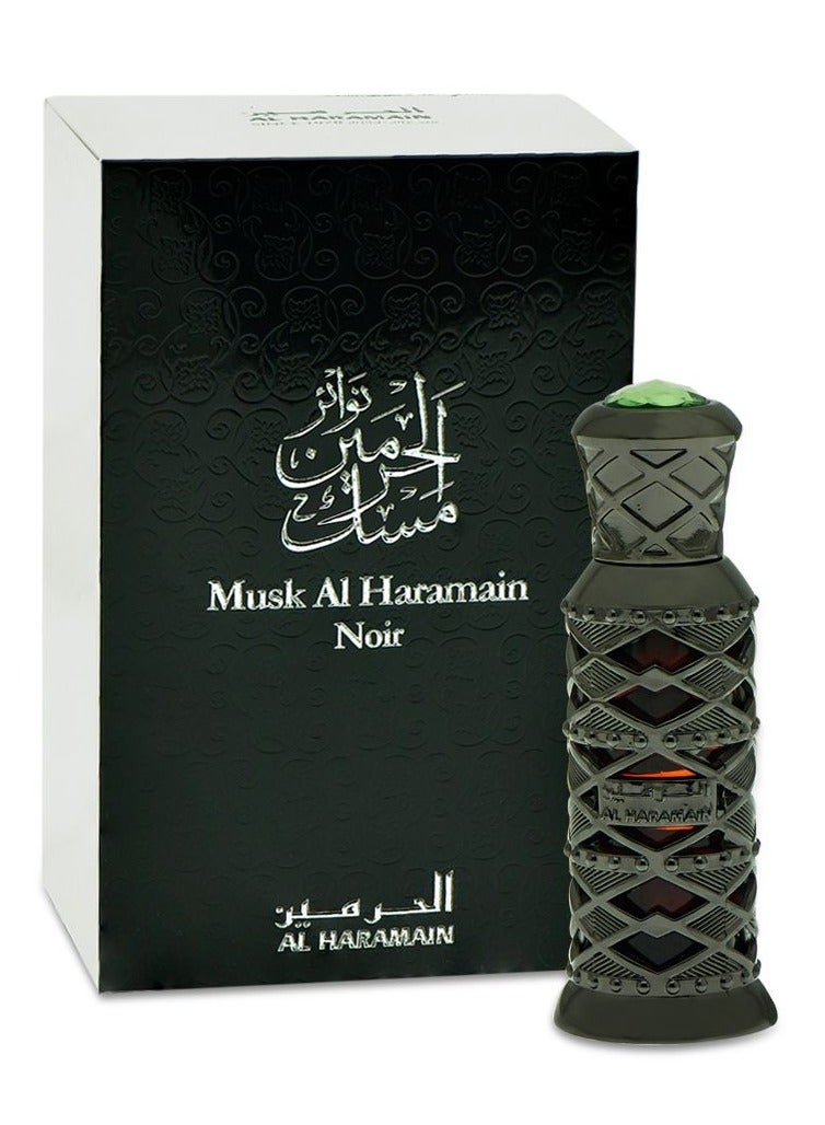 Al Haramain Musk Al Haramain Noir 12ml, 0.41oz, Non-Alcoholic Unisex Perfume Oil - Image 1